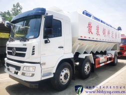 陜汽軒德小三軸30方散裝飼料運輸車